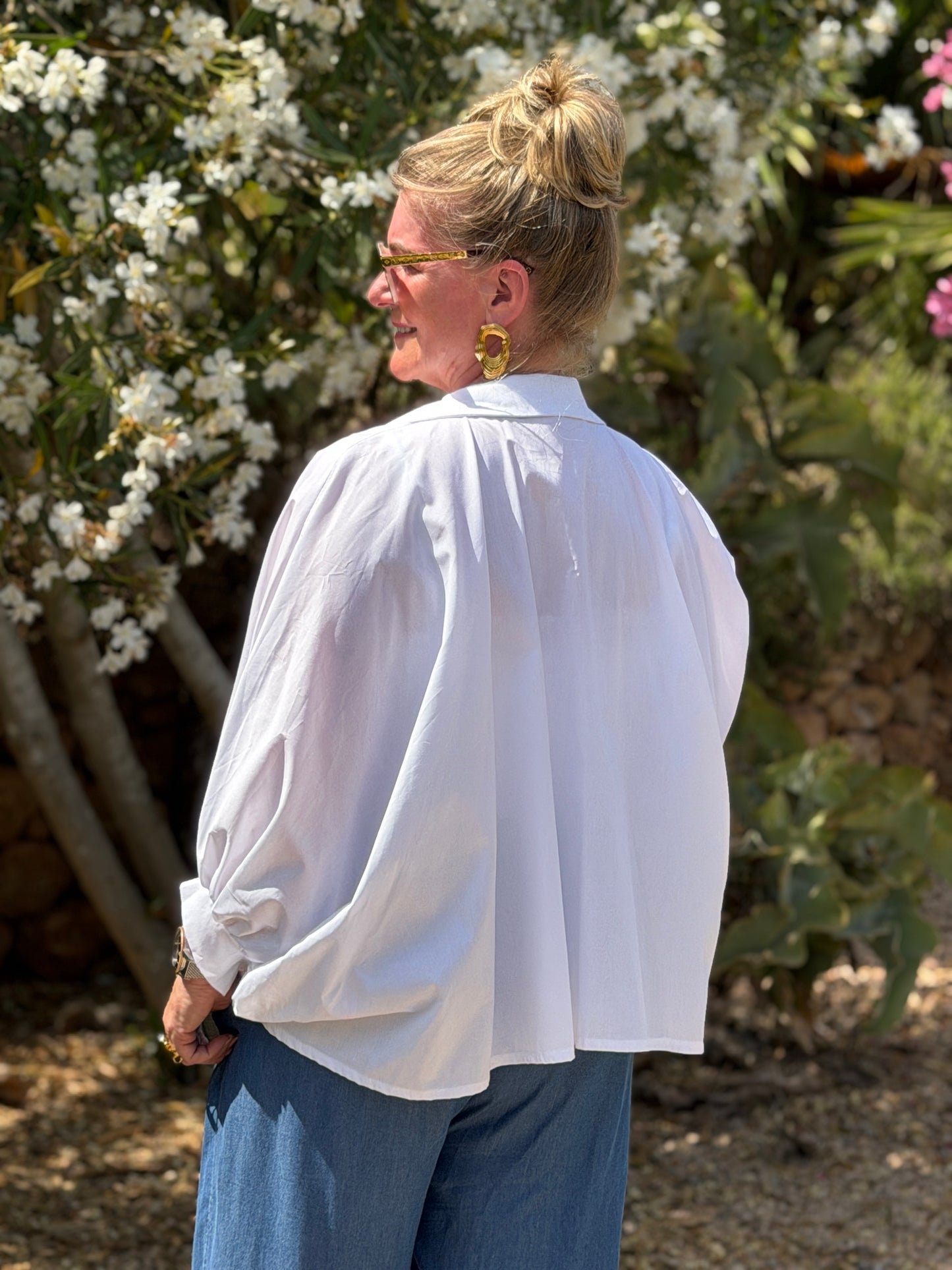 BOBBIO BLOUSE - WIT