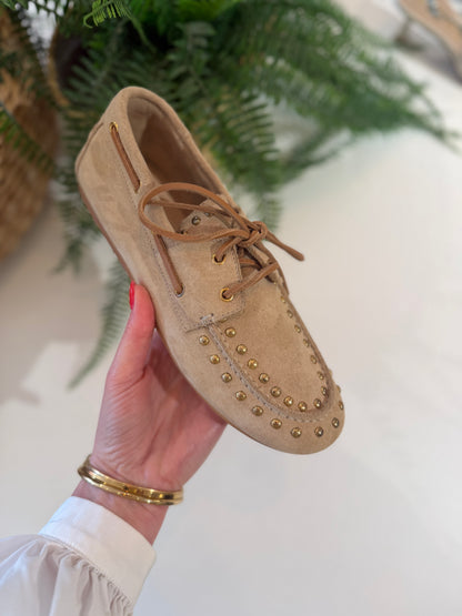 JEANNE STUDS Beige