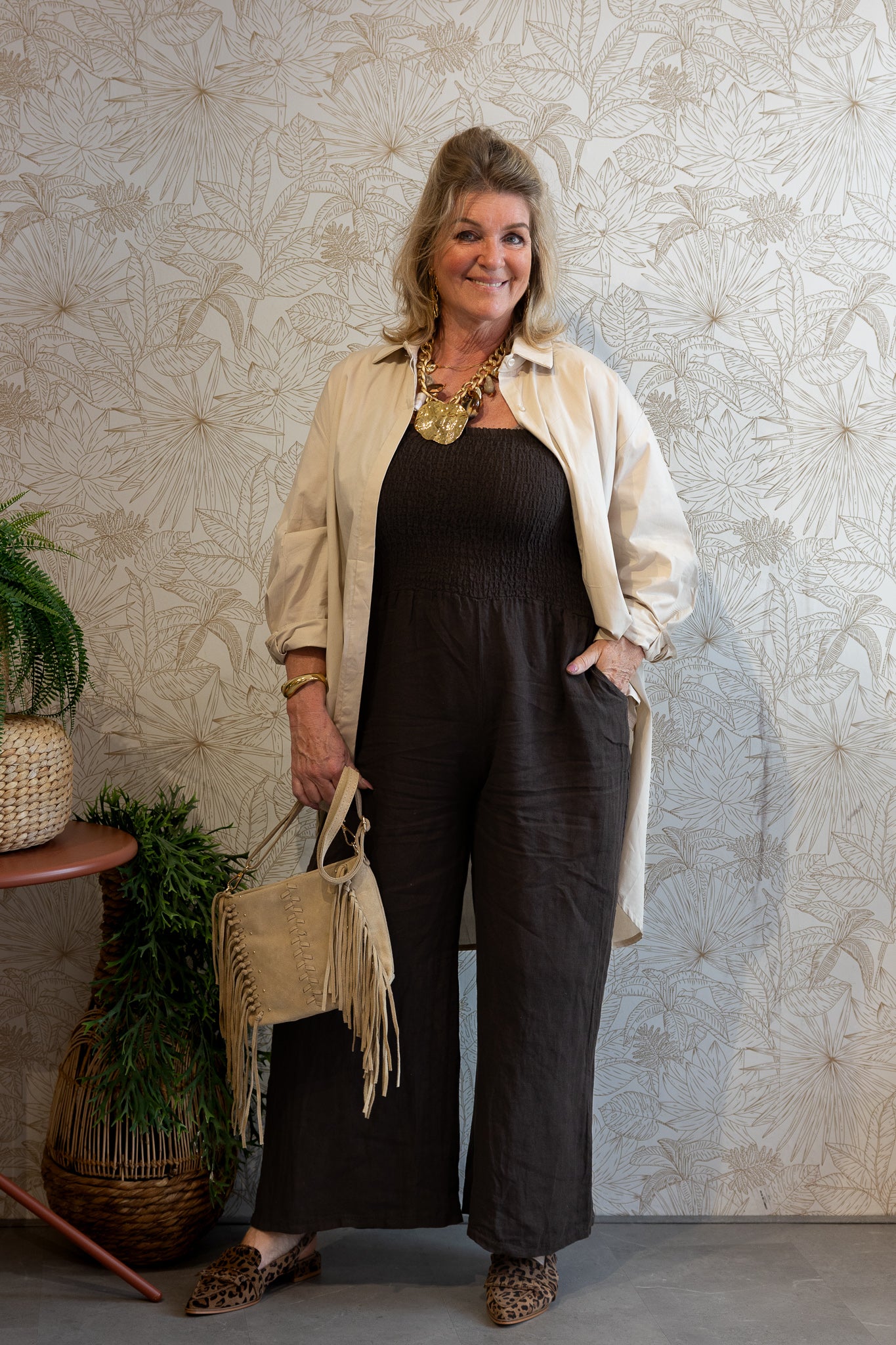 KYA BLOUSE - BEIGE