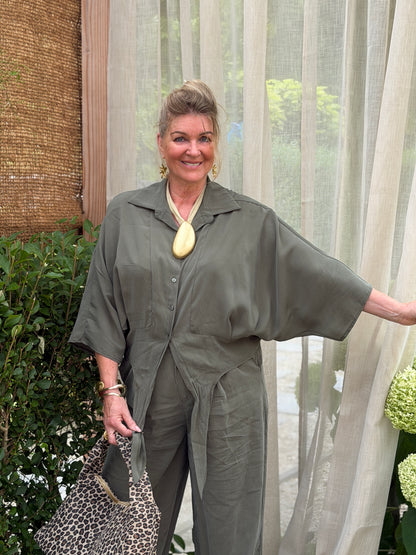 NOÉMI BLOUSE - GROEN