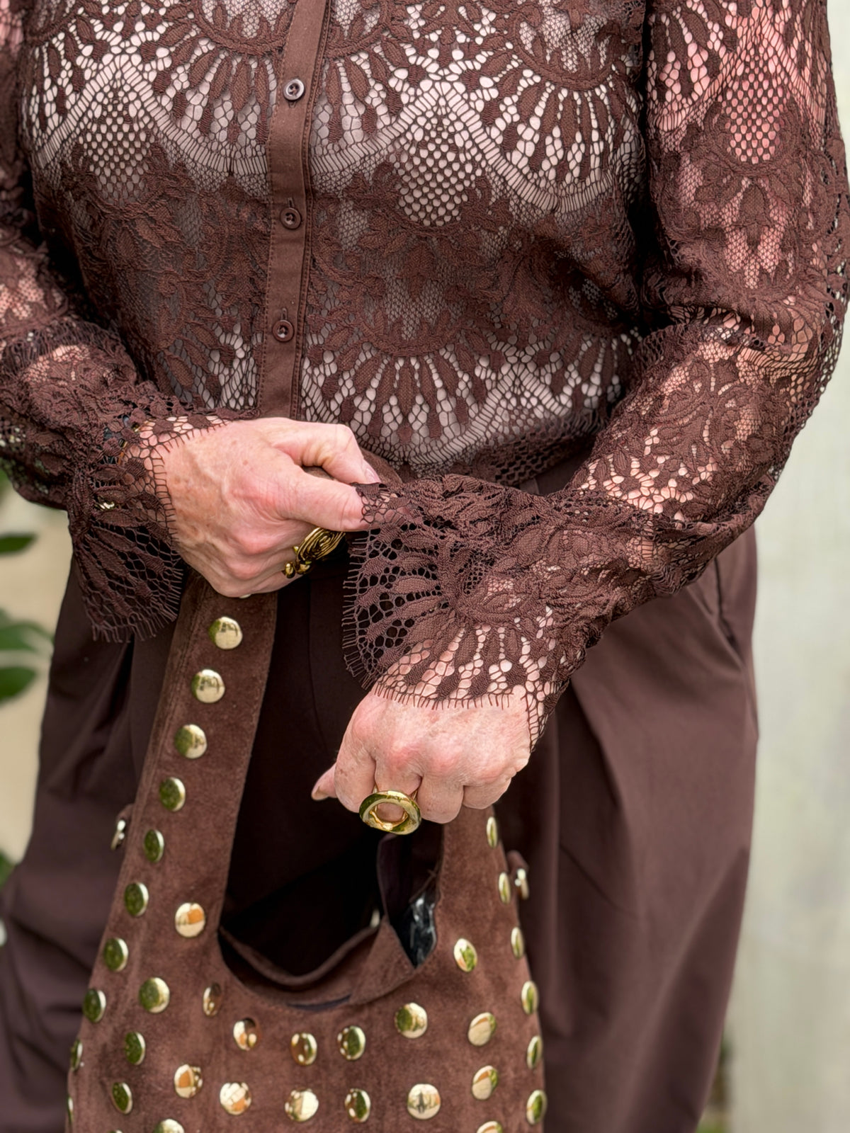 OKRAM BLOUSE - BRUIN