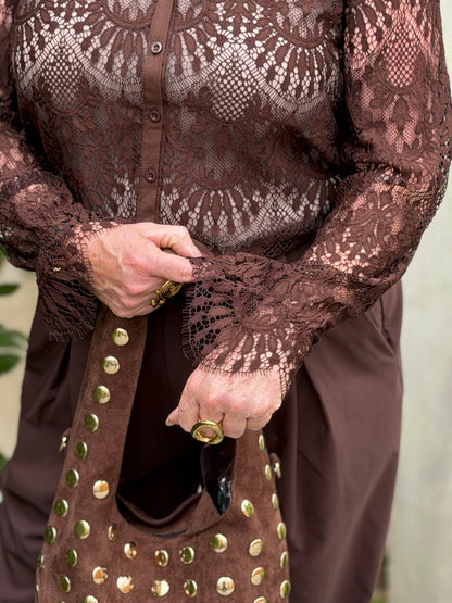 OKRAM BLOUSE - BRUIN