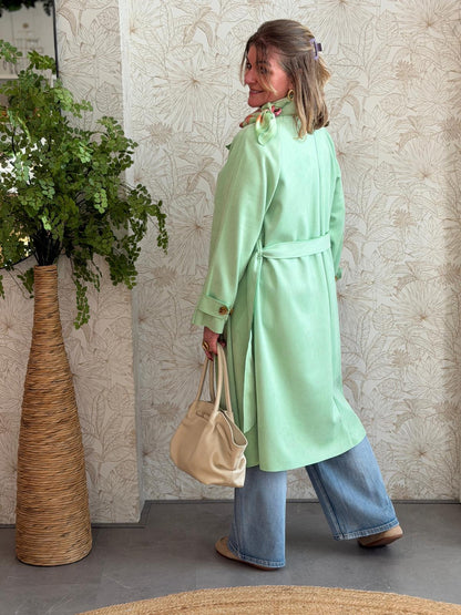 TRENCHCOAT - Groen
