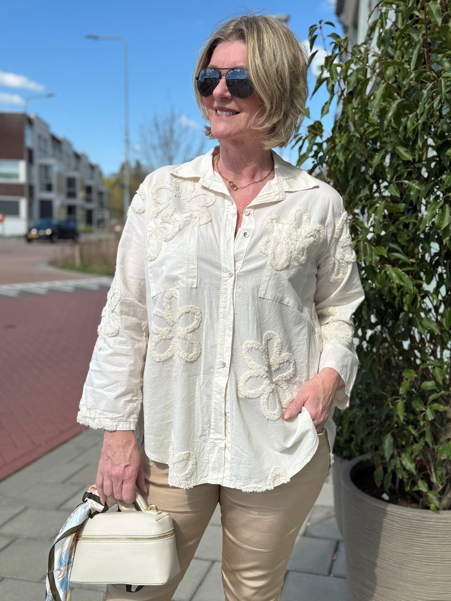 Blouse Dyvie - Ecru