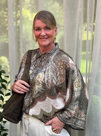 MANDELA BLOUSE - GROEN