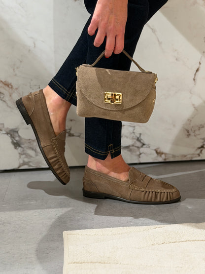 AGNES LOAFER - TAUPE