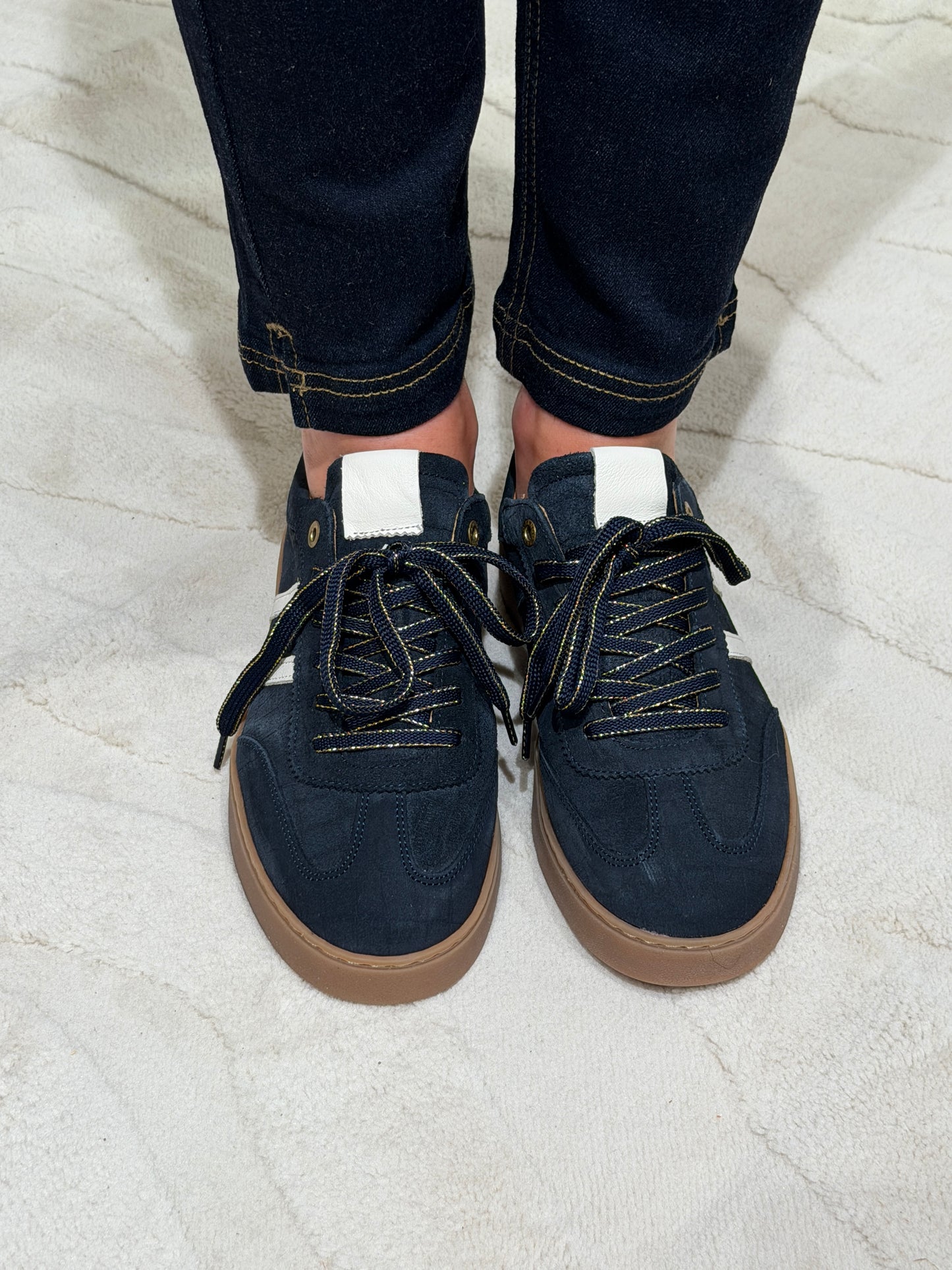 NYNKE  SNEAKER BLAUW