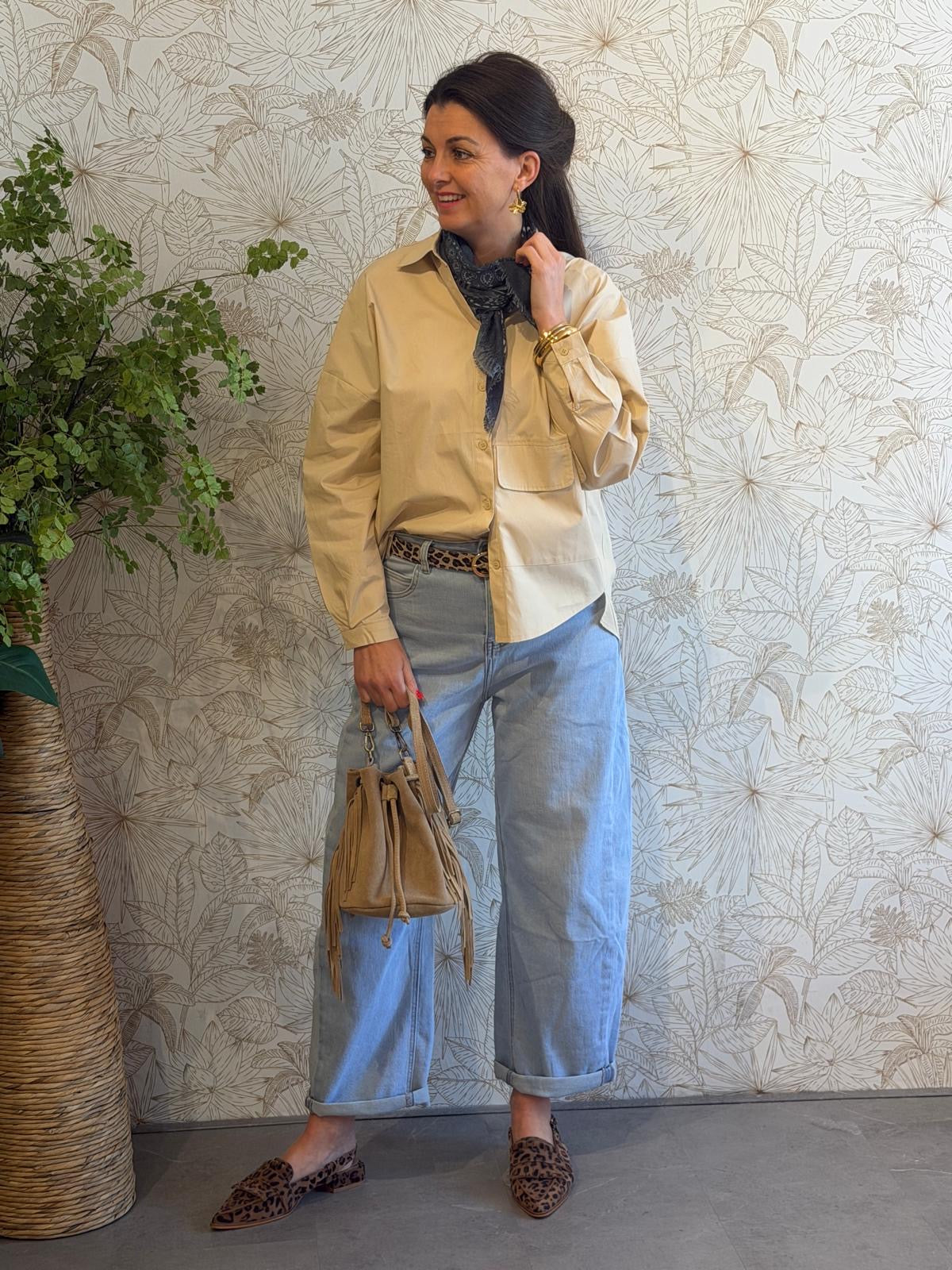 AMBER Blouse - Beige