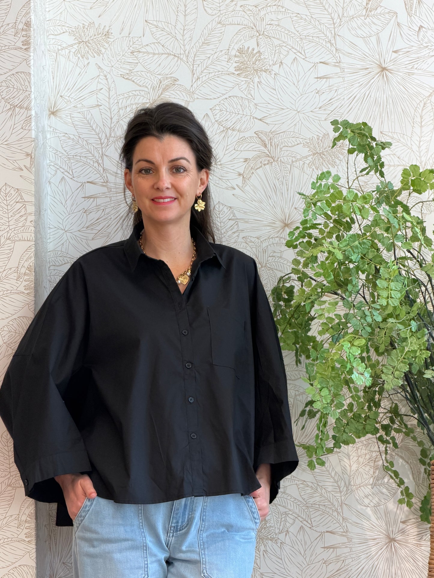 BACKY Blouse - Zwart