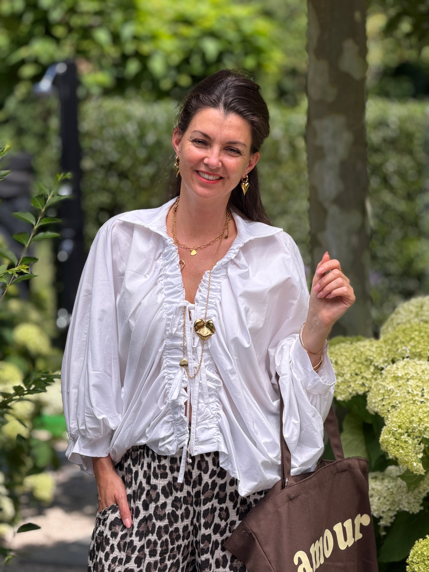 BOBBIO BLOUSE - WIT