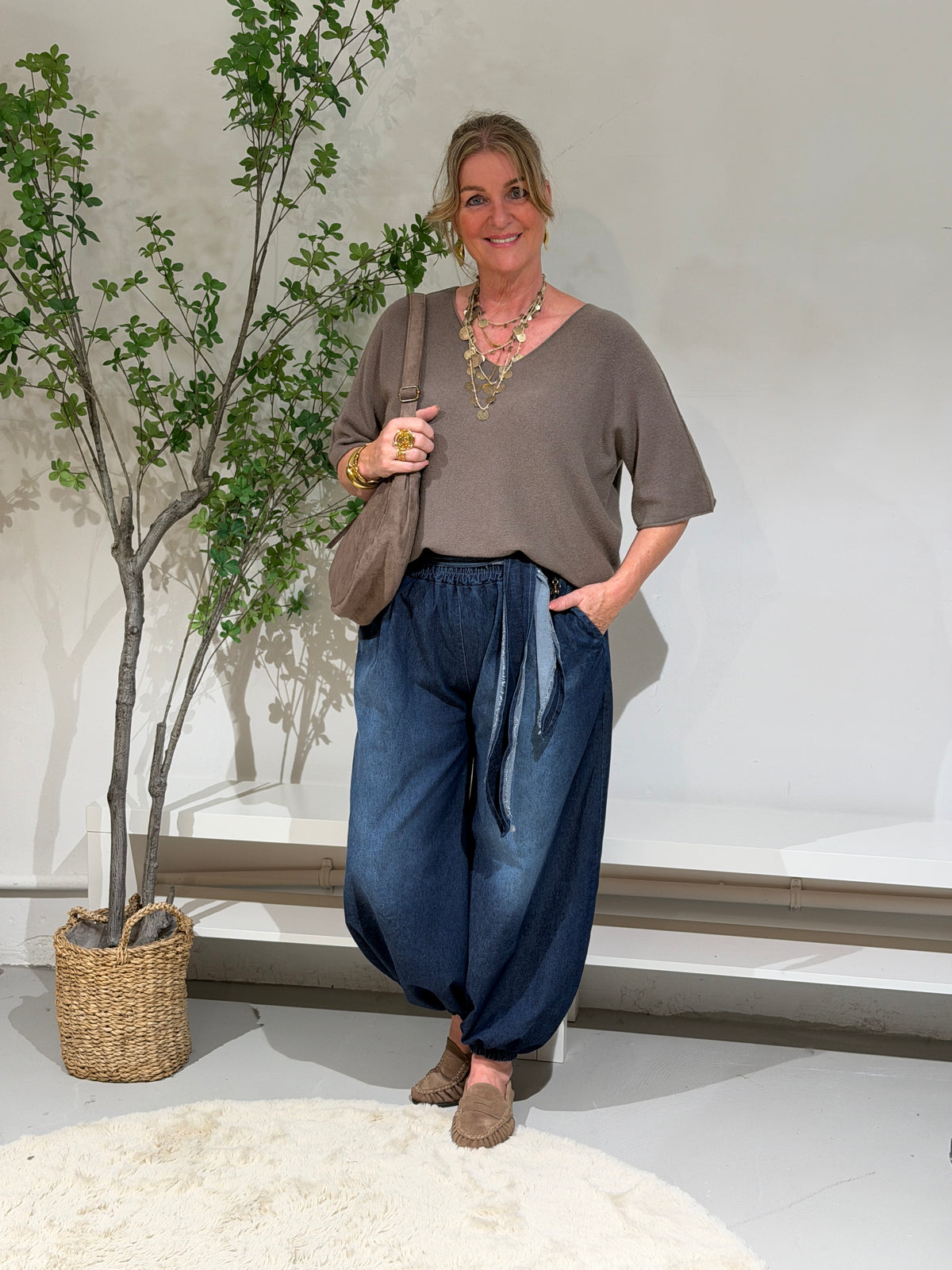 BROEK BALLOON - JEANS