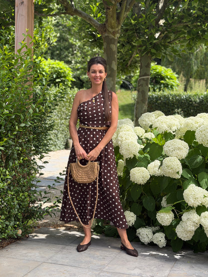 OFF SHOULDER JURK - DOTTY