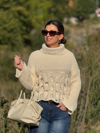 SARA Trui - Offwhite