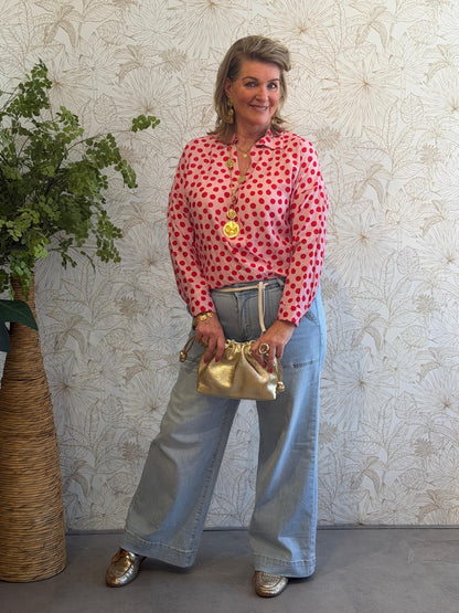 DOTS Blouse - Roze