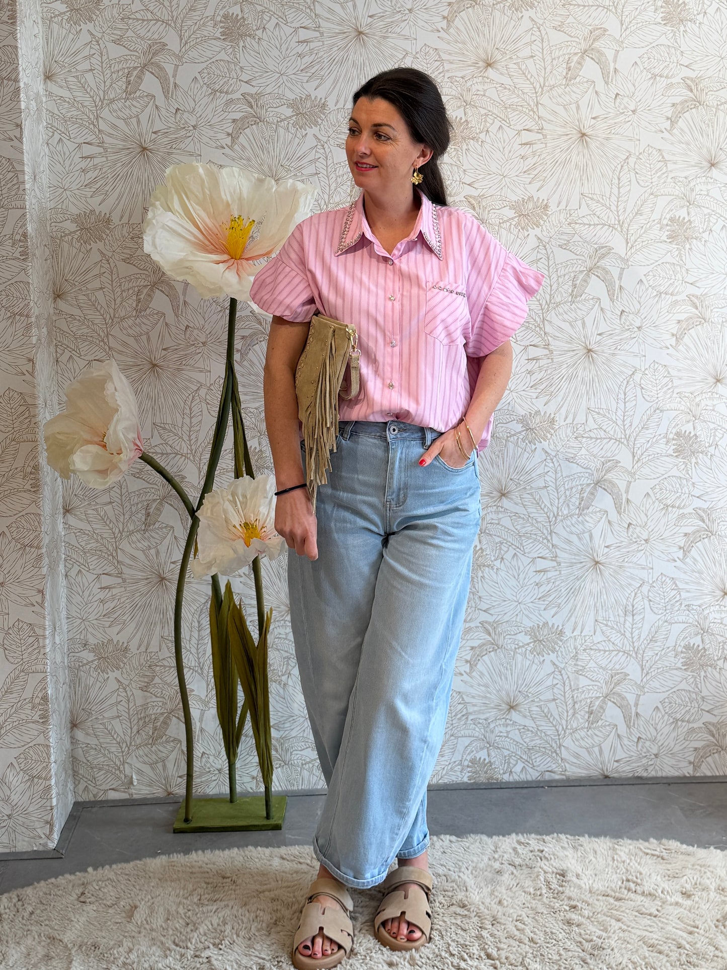 DIAMANT BLOUSE 4 kleuren