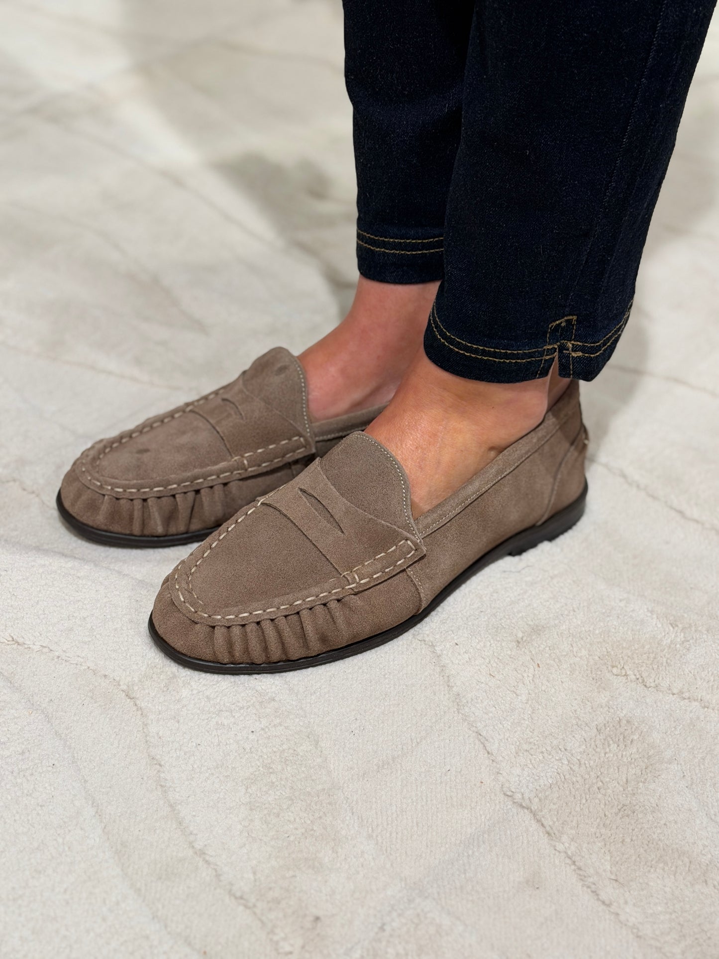 AGNES LOAFER - TAUPE