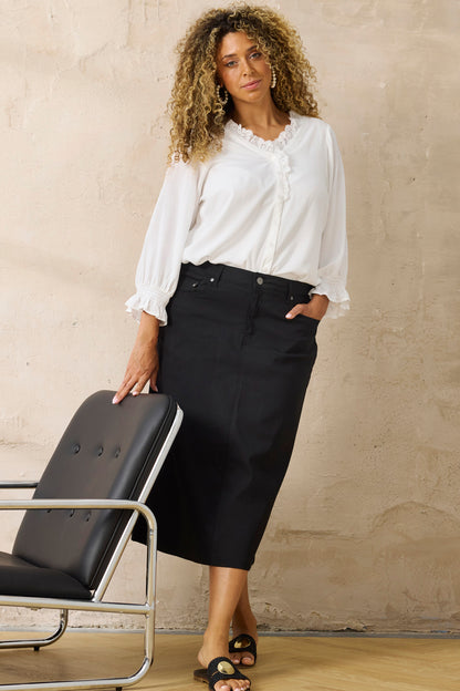 Shape-Oberteil – Schwarz