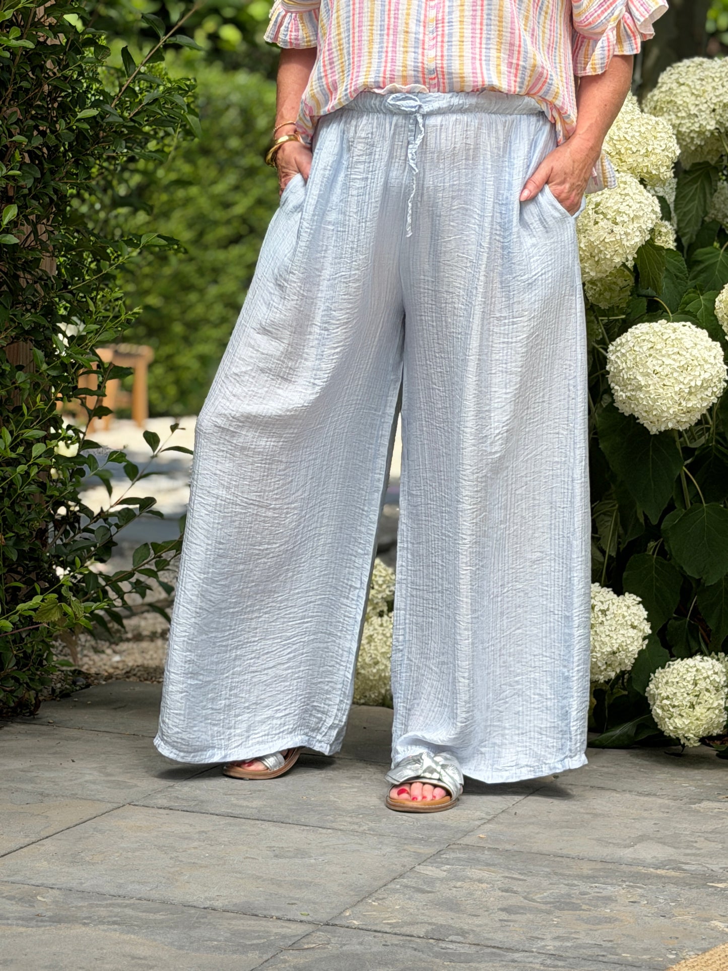 MADALON BROEK - BLAUW