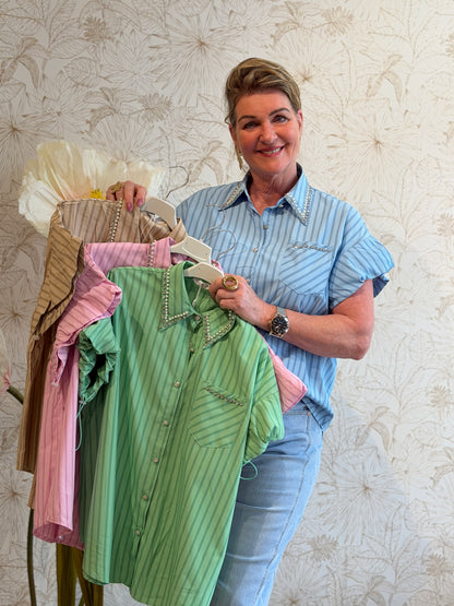 DIAMANT BLOUSE 4 kleuren
