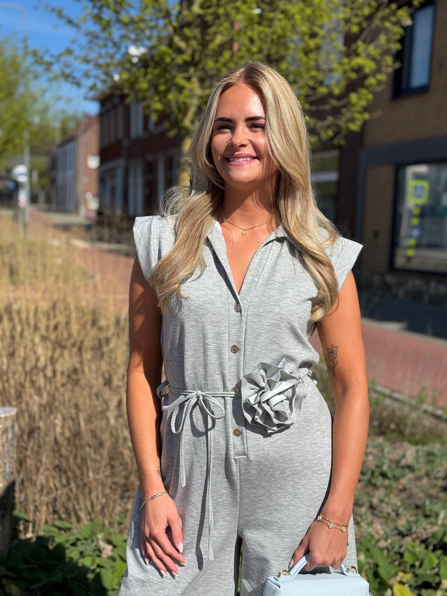 Megan Jumpsuit - Grijs