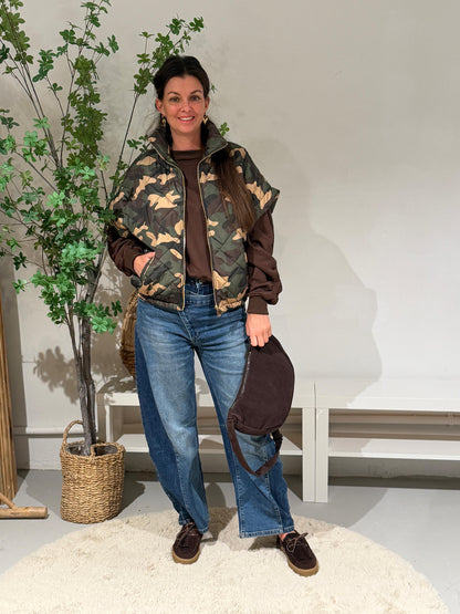 CAMO BODYWARMER