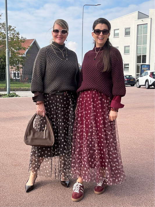 DOLCE DOTS Rok - Bruin