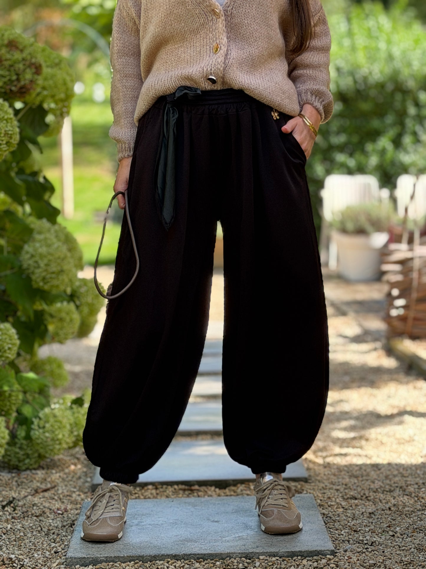 BROEK BALLOON - ZWART