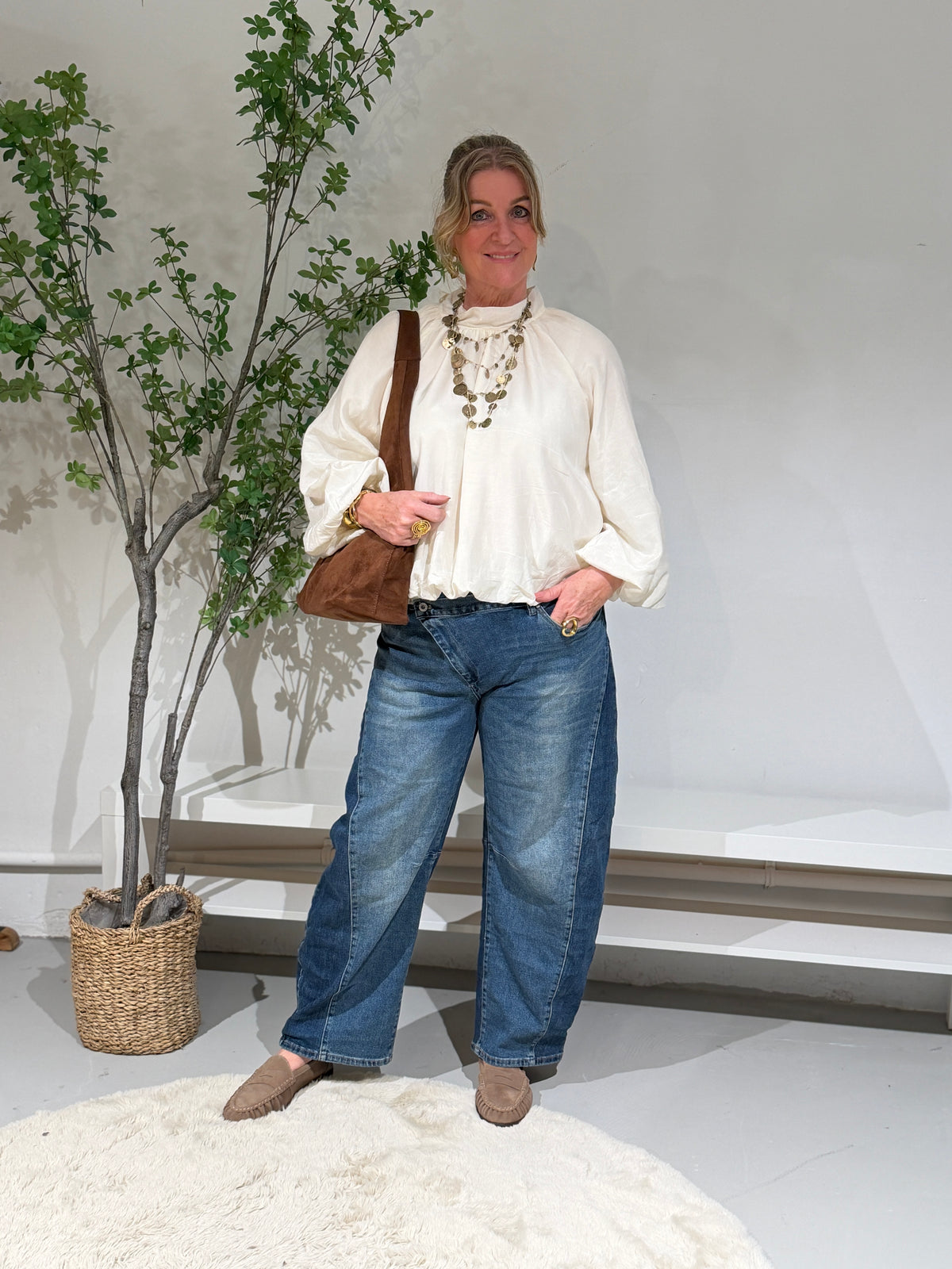 POSA  BLOUSE - ECRU