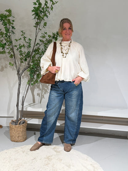 POSA  BLOUSE - ECRU