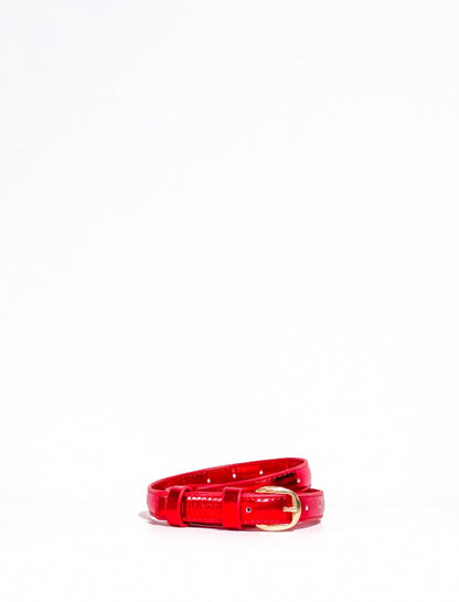 Fiji Belt - Metallic Red