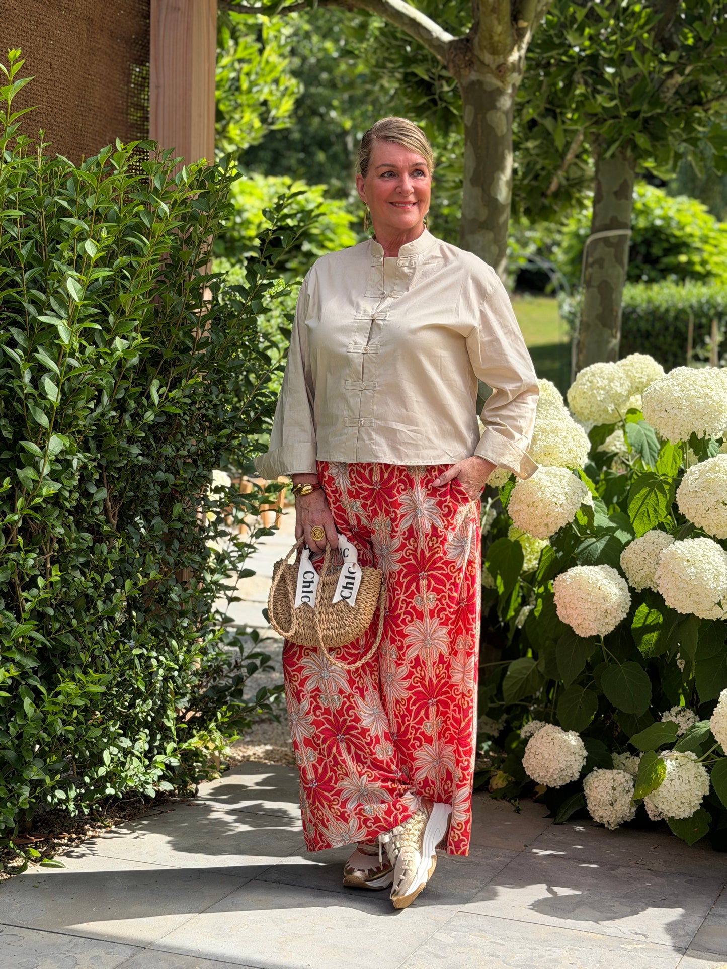 FLOWER BROEK
