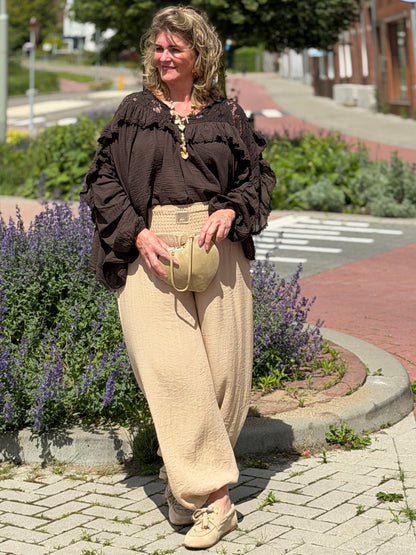 VIONA BLOUSE - BRUIN