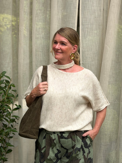DONNA SHIRT -BEIGE