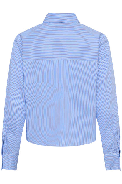 BONY BLOUSE- BLAUW