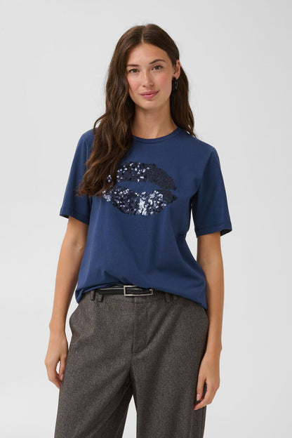 BREE SHIRT - BLAUW