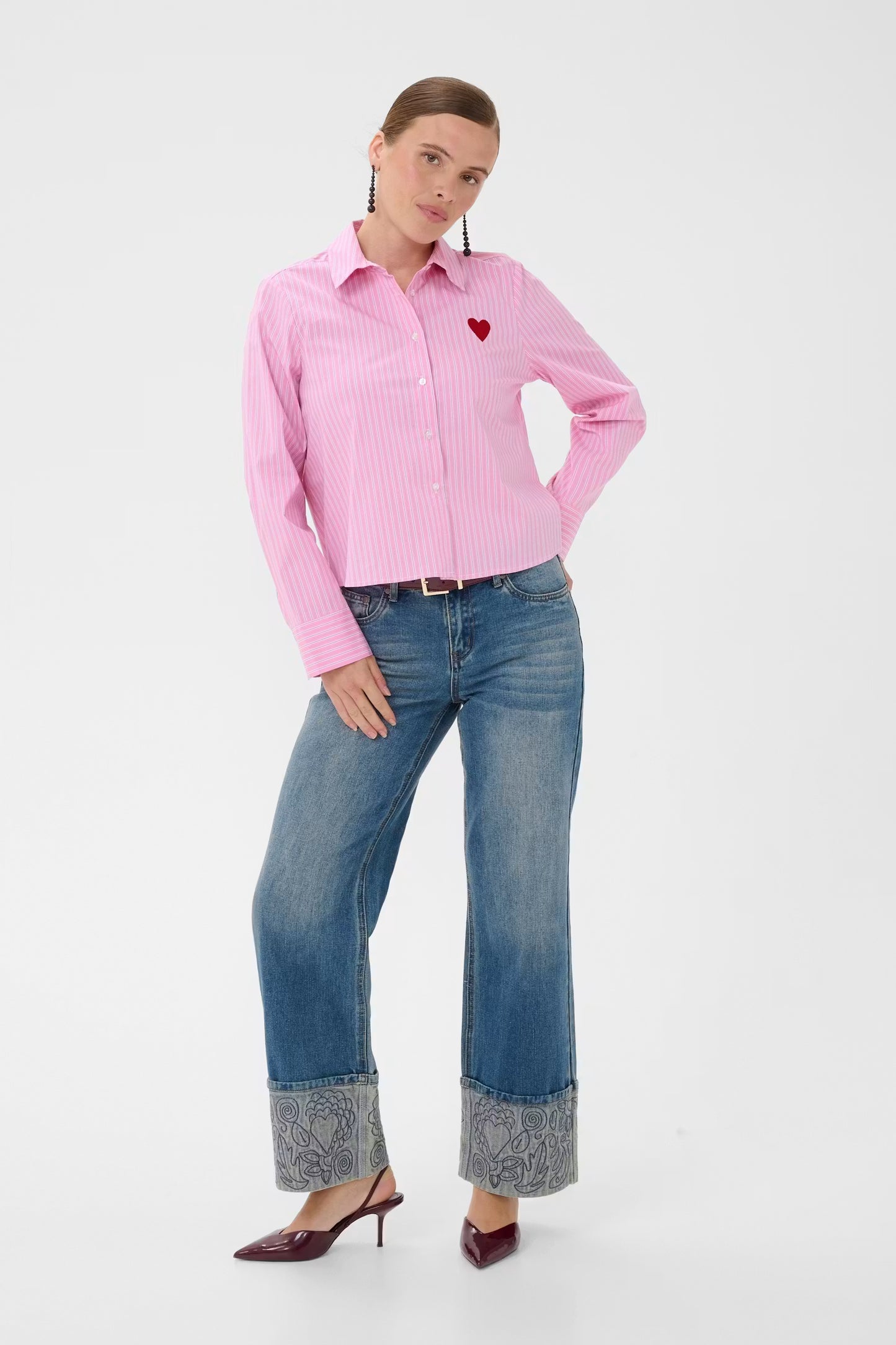 BONY BLOUSE- ROZE
