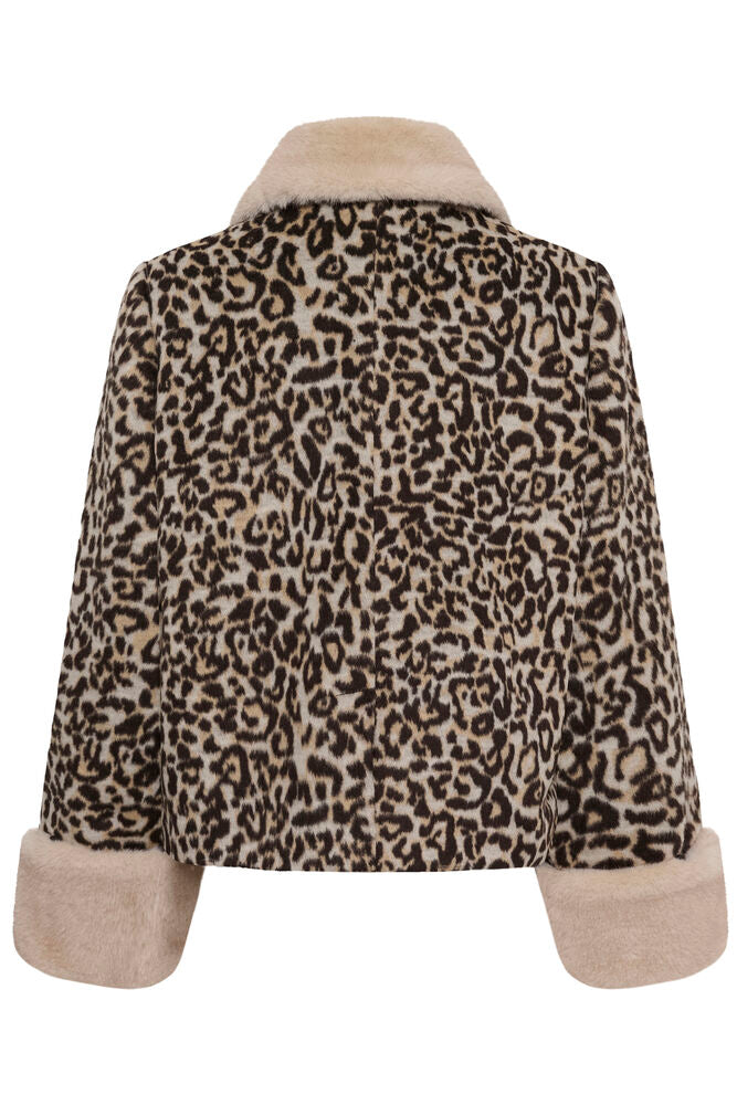CUGIA Faux fur luipaardjas