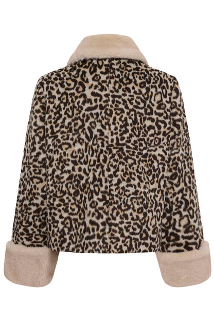 CUGIA Faux fur luipaardjas