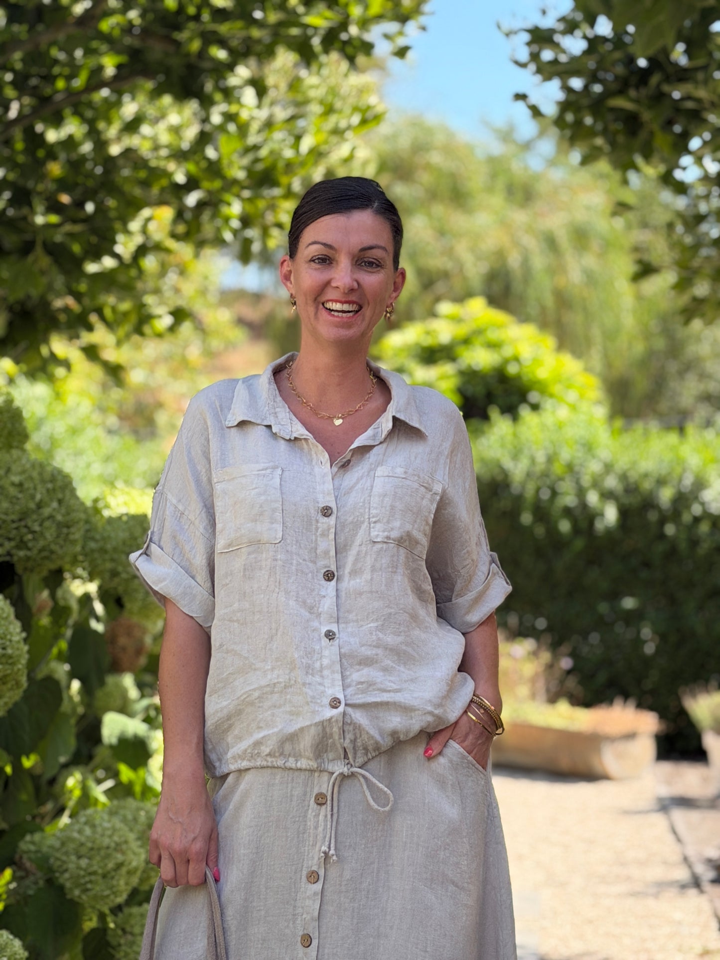 NOA BLOUSE - BEIGE