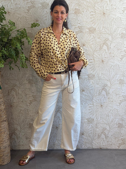 DOTS Blouse - Geel