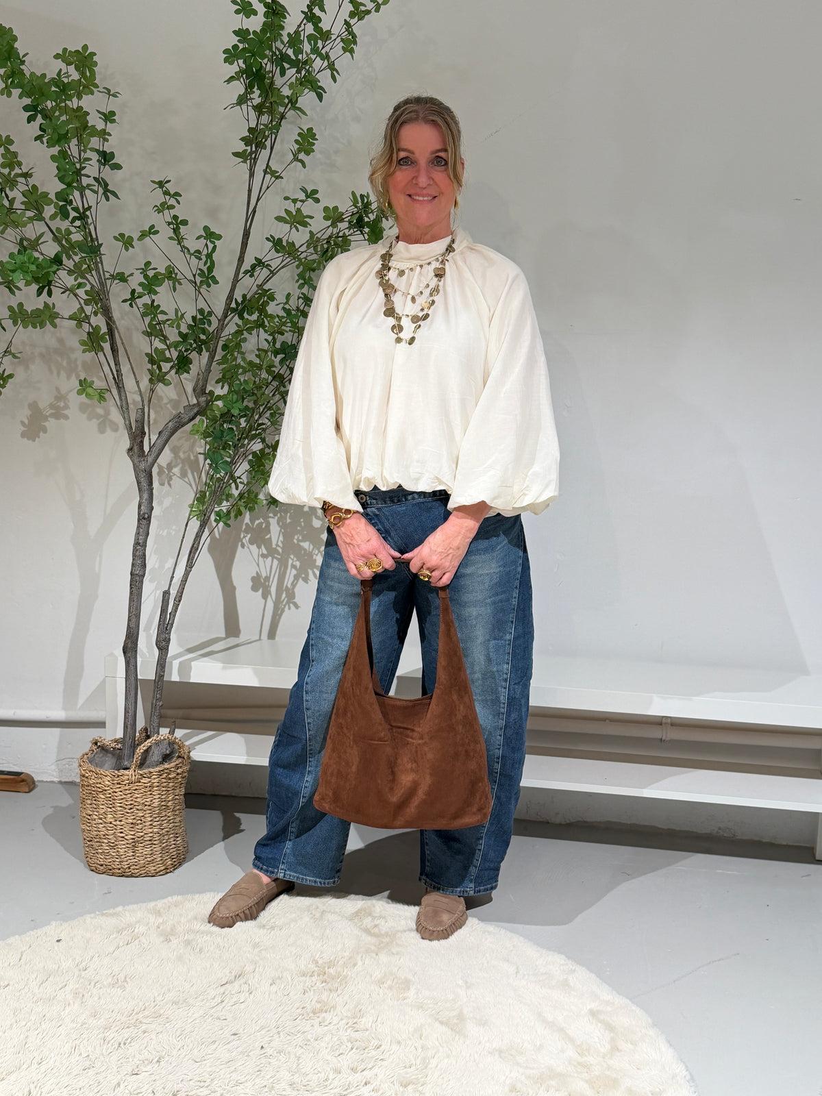 POSA  BLOUSE - ECRU