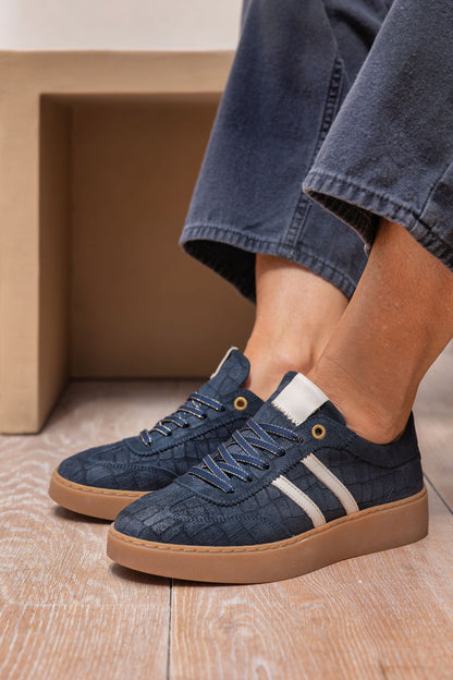 NYNKE  SNEAKER BLAUW