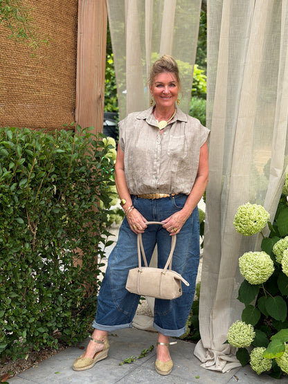 BALLOON BLOUSE - TAUPE