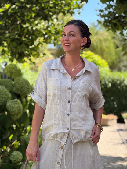 NOA BLOUSE - BEIGE