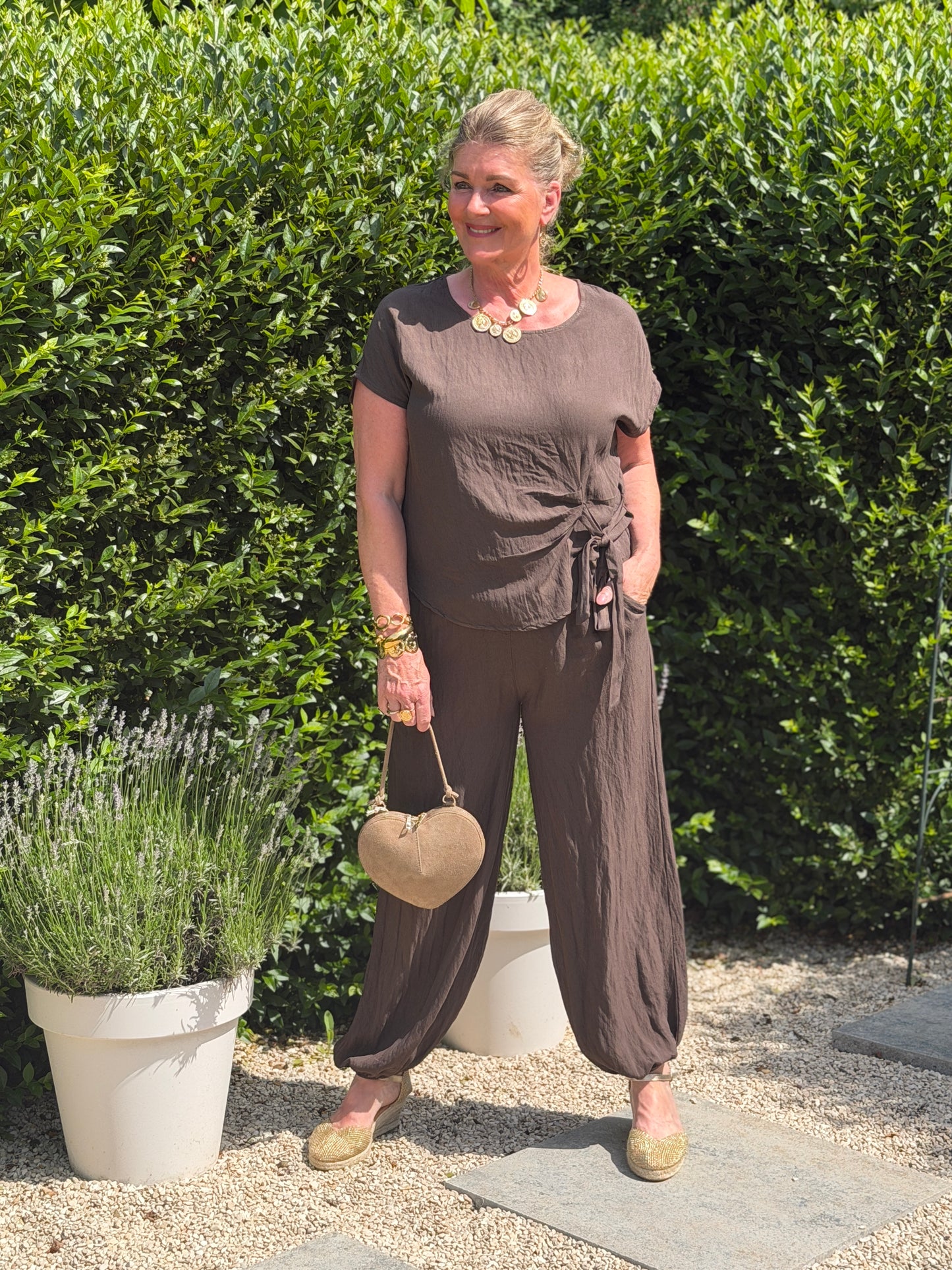 TWINSET NUDO - BRUIN