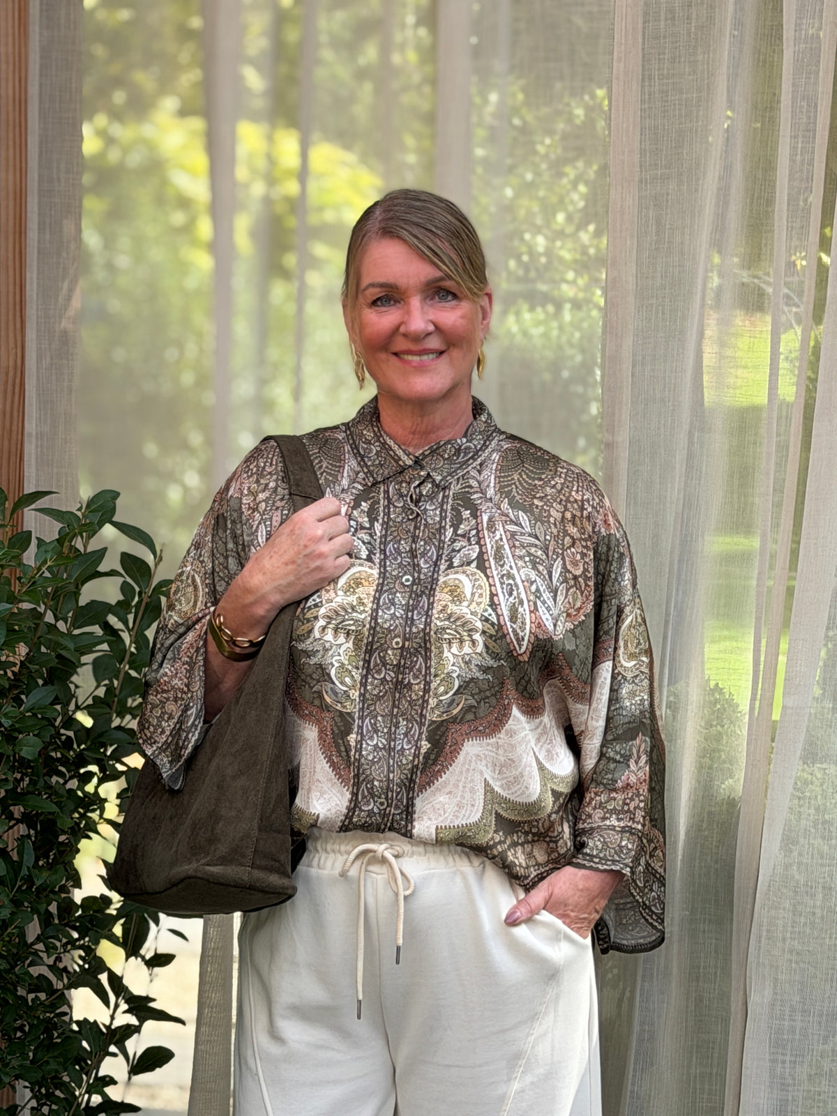 MANDELA BLOUSE - GROEN