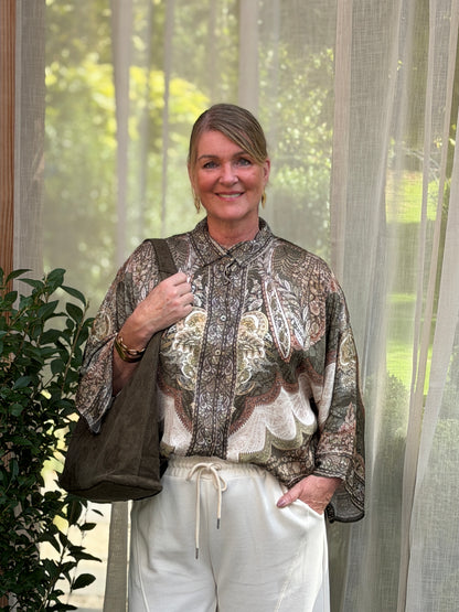 MANDELA BLOUSE - GROEN