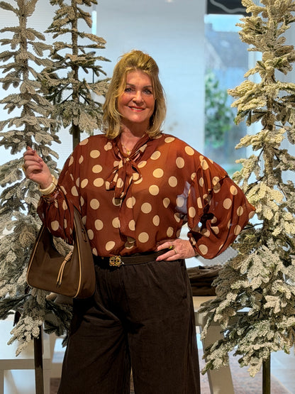 POLKA Blouse - Camel