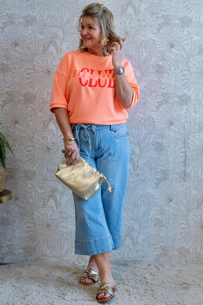 BISOUS SWEATER - ORANJE