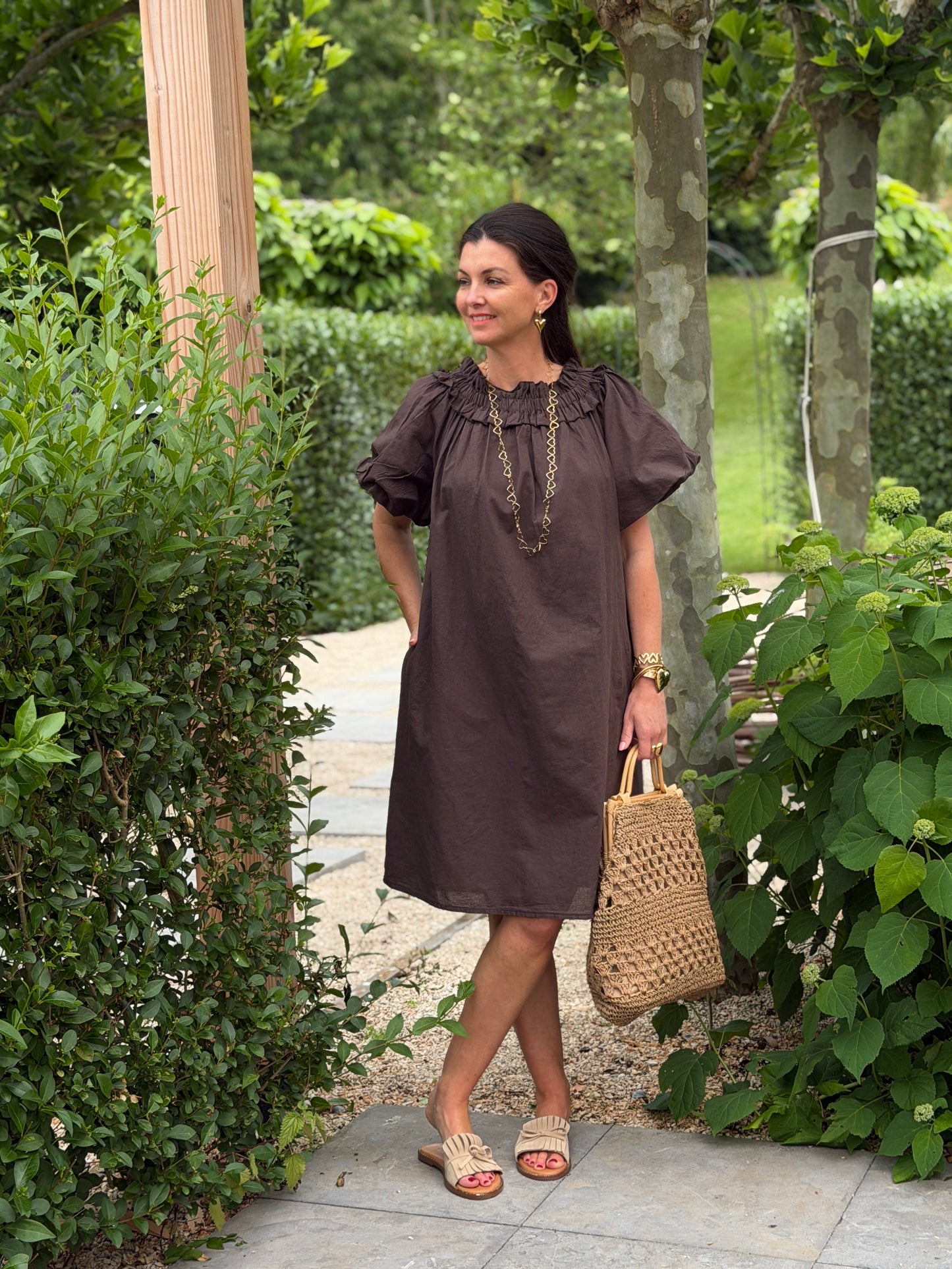 SAND TROPEZ JURK - BRUIN